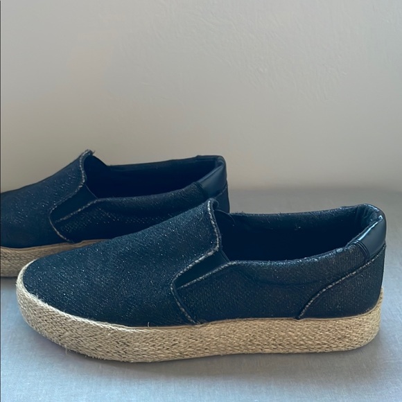 Rossella Lopes Distressed Slip-On Espadrille Sneakers Size 7 - Picture 5 of 13